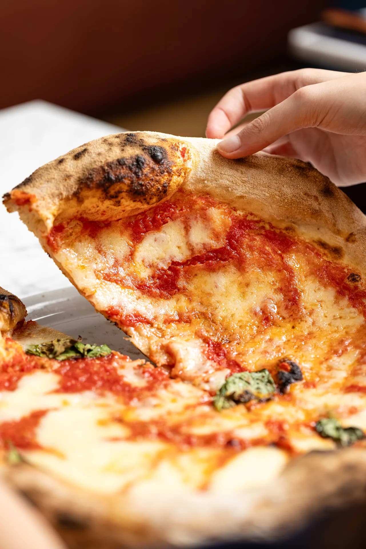 Mito pizza slice.