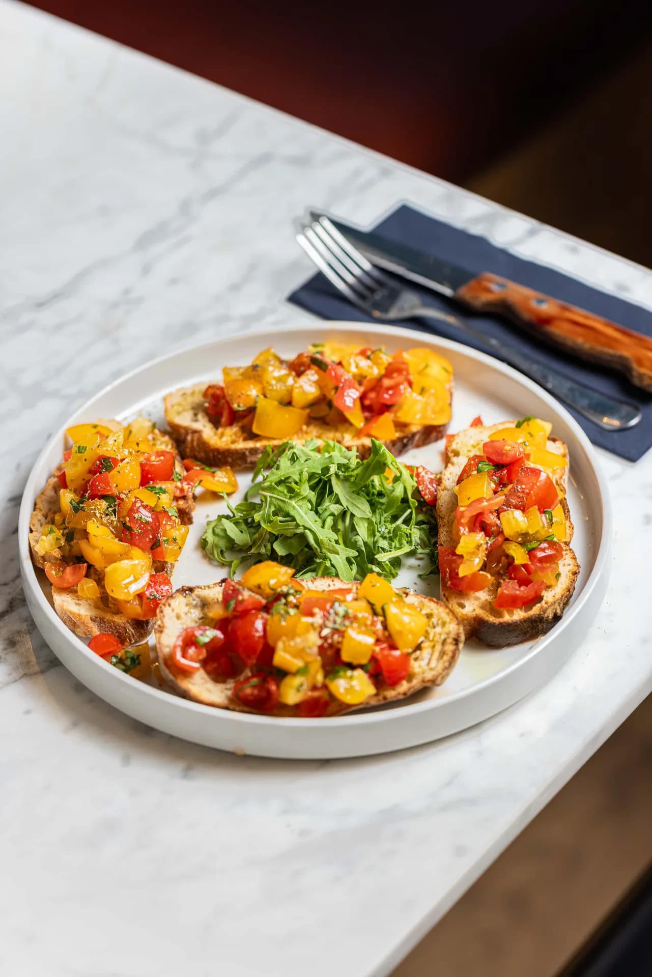 Mito tomato bruschetta.