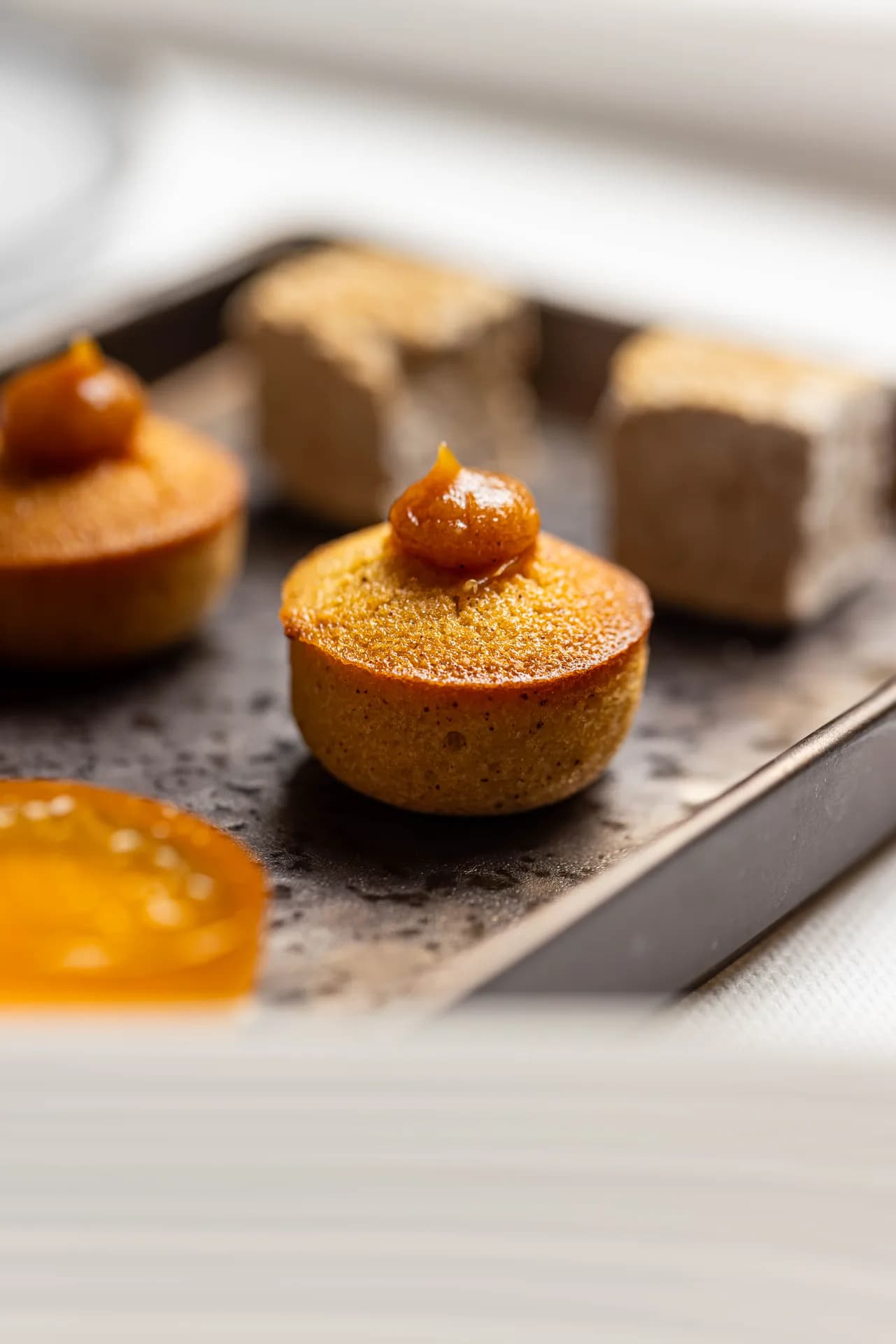 Uma pastry selection.