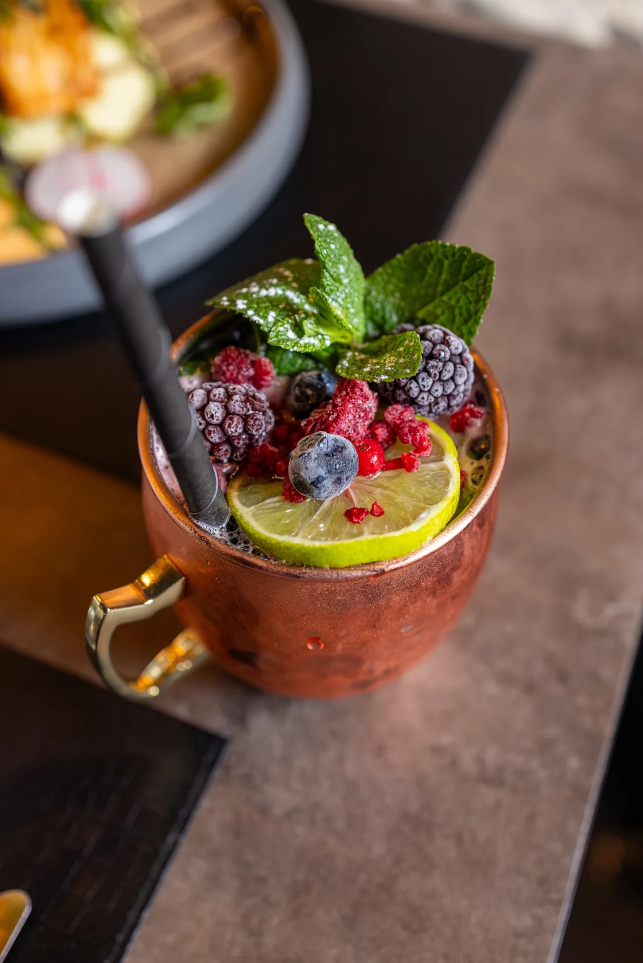 7th Avenue berry mojito.