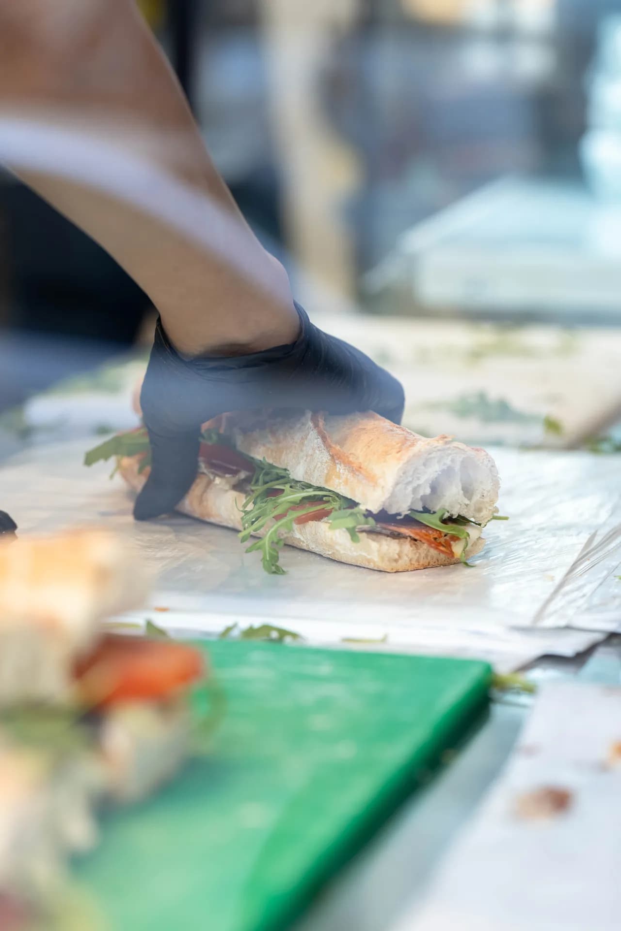Jeanbon sandwich preparation.
