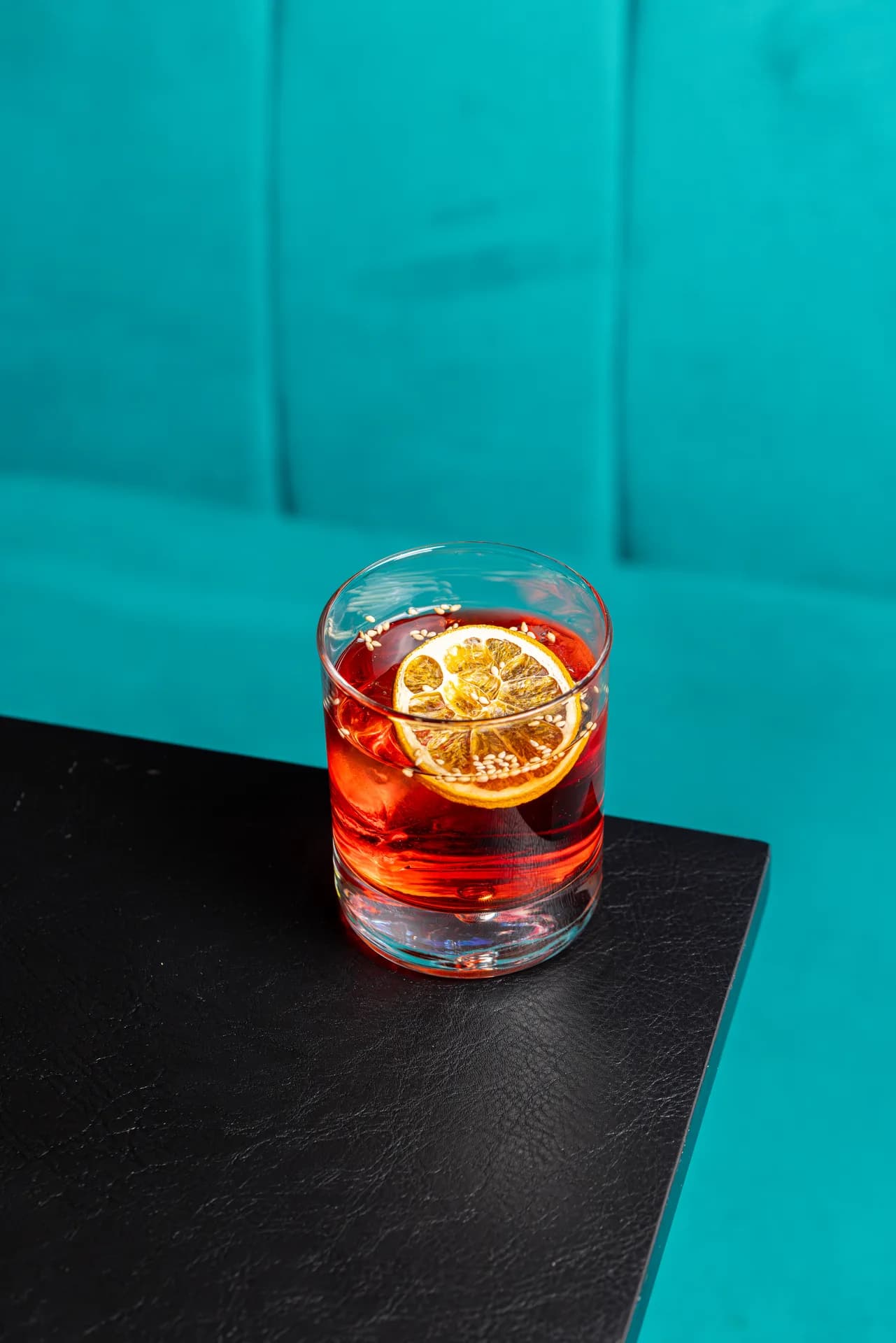 Sushi avenue red cocktail.